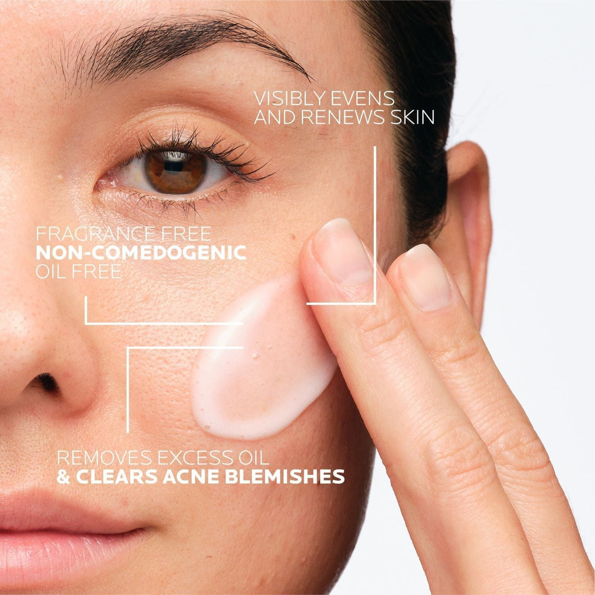 Effaclar Dual Action Acne Face Wash With 4% Benzoyl Peroxide